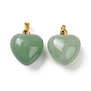 Natural Green Aventurine Pendants G-I311-A06-G-1