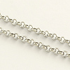 Tarnish Resistant 304 Stainless Steel Rolo Chains X-CHS-R009-08-1