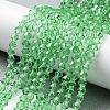 Transparent Glass Beads Strands EGLA-A039-T4mm-D24-4