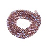 Electroplate Glass Beads Strands EGLA-A044-T2mm-L07-2