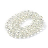 Transparent Electroplate Glass Beads Strands EGLA-F154-FR03-2