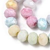 Ombre Effect Dyed Glass Beads Strands GLAA-C023-02-B01-3