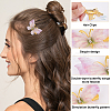 8Pairs 8 Style Double Layers Tulle Butterfly Alligator Hair Clips PHAR-CP0001-06-4