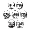 Tibetan Style Alloy Pendants PALLOY-T075-137AS-RS-1