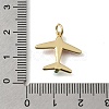 Brass Enamel Pendants KK-C255-32G-3