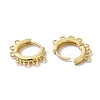 Rack Plating Brass Hoop Earring Findings KK-F853-32G-2