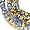 Electroplate Glass Beads Strands LS-EGLA-A034-J8mm-O01-3