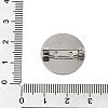 304 Stainless Steel Brooch Cabochon Settings STAS-E547-08I-P-4