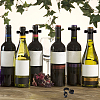 24Pcs 4 Styles Plastic Champagne Bottle Single Holder AJEW-GF0002-01-6