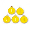 Golden Plated Alloy Enamel Charms LS-ENAM-S118-09I-1