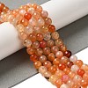 Dyed & Heated Natural Dragon Veins Agate Beads Strands G-P539-A01-15-2