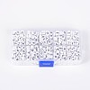 1 Box Letter Acrylic Beads SACR-X0013-B-3