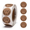 Self-Adhesive Kraft Paper Gift Tag Stickers DIY-G013-A20-1