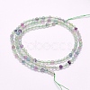 Natural Fluorite Beads Strands G-F509-38-2mm-2