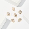 Brass Micro Pave Cubic Zirconia Pendants X-KK-S348-502-NF-2
