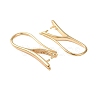 Brass Earring Hooks KK-G604-05G-2