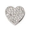 304 Stainless Steel Rhinestone Slide Charms STAS-P421-04A-P-1