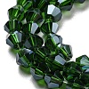 Transparent Electroplate Glass Beads Strands EGLA-A039-T4mm-A25-3