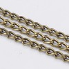 Iron Twisted Chains Curb Chains CHS003Y-AB-1