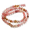 Tigerskin Glass Beads Strands G-E571-A07-01-3