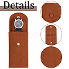 8Pcs 4 Styles Plush Cloth Watch Storage Bags with Snap Button TP-DR0001-06-4