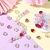 80Pcs 8 Colors Electroplate Transparent Glass Beads EGLA-YW0005-66-5