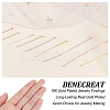 200Pcs 20 Styles Brass Flat Head Pins KK-BC0009-19-3