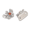 Glass Connector Charms KK-K333-70P-01-2