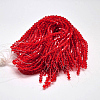 Imitate Austrian Crystal Bicone Glass Beads Strands GLAA-F029-6x6mm-14-3