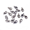 Zinc Alloy Lobster Claw Clasps X-E102-NFB-1
