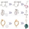 24Pcs 6 Style Brass Clip-on Earring Findings DIY-SC0021-29-3