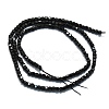Natural Black Tourmaline Beads Strands G-P457-B01-02D-3