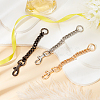 3Pcs 3 Colors Iron Bag Curb Chains DIY-WR0001-94-4
