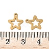 304 Stainless Steel Charms STAS-K306-06A-G-3