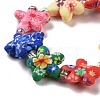 Handmade Polymer Clay Beads Strands CLAY-G110-02-2