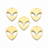 Ion Plating(IP) 201 Stainless Steel Pendants STAS-N098-117LG-2