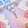 Hand-woven Flower Pendant Decorations KEYC-TAC0009-02KCG-06-5