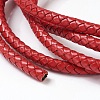 Braided Leather Cord WL-F009-B03-6mm-2