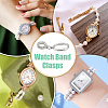 6Pcs Zinc Alloy Twister Clasps FIND-FH0016-55P-5