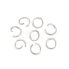 Tarnish Resistant 304 Stainless Steel Open Jump Rings STAS-R049-5x0.7mm-1