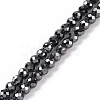 Electroplate Non-magnetic Synthetic Hematite Beads Strands G-L487-C-15-1