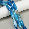 Natural Striped Agate/Banded Agate Beads Strands G-S280-10A-1