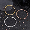 300Pcs 3 Colors Rack Plating Brass Beads KK-ME0002-73-4
