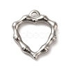 Non-Tarnish 304 Stainless Steel Hollow Pendants STAS-R223-23-1