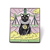 Justice Word Enamel Pin JEWB-H007-17EB-1