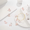 Alloy Enamel Pendants ENAM-BC0001-03-4
