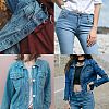 15 Sets 3 Styles Zinc Alloy Scalable & Removable Jean Button FIND-SZ0001-57-6