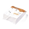 Rectangle with Bread Pattern Paper Baking Bags CARB-K0001-01B-4