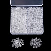 1300Pcs 2 Style Plastic Ear Nuts KY-YW0001-30-1