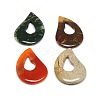 Mixed Gemstone Teardrop Pendants G-L260-05-1